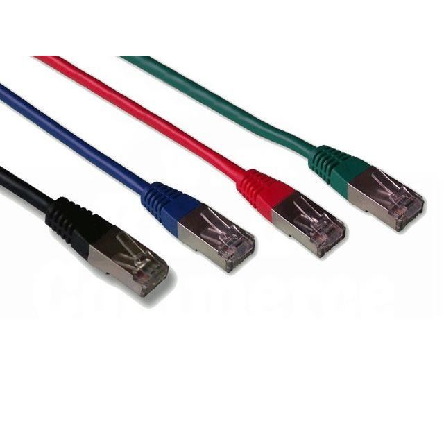 Cable RJ45 mâle/mâle CAT.6 (Pack de 4)