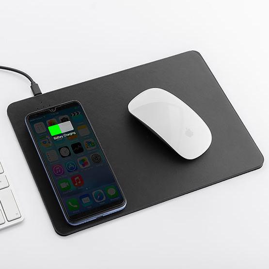 Tapis de Souris avec Chargeur Sans Fil 2 sur 1 - BASIC INFORMATIQUE