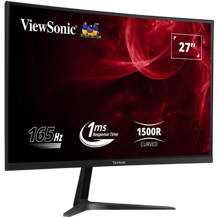 VIEWSONIC VX2718 - 27" FHD - Dalle VA Incurvé - 1 ms - 165Hz