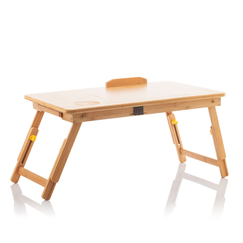 Table pliante polyvalente en bambou - BASIC INFORMATIQUE