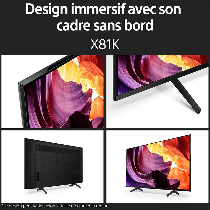 SONY KD50X81K Smart TV 50″ 4K ULTRA HD LED WIFI - BASIC INFORMATIQUE