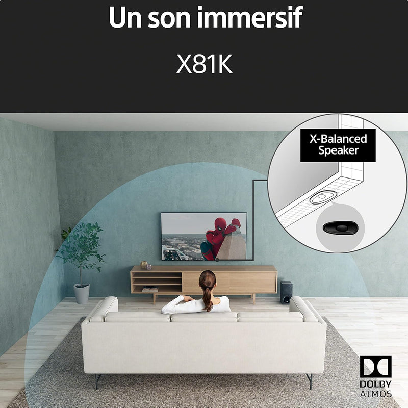 SONY KD50X81K Smart TV 50″ 4K ULTRA HD LED WIFI - BASIC INFORMATIQUE