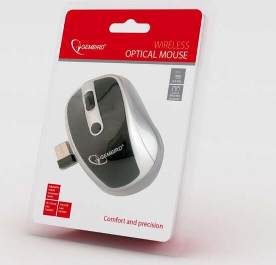 Gembird Souris sans fil 1600 DPI