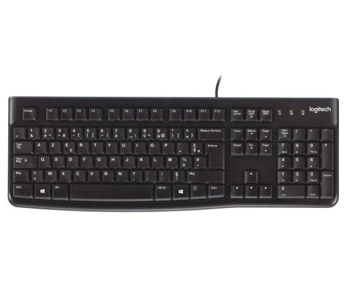 Logitech Keyboard K120 for Business clavier Universel USB AZERTY Français Noir