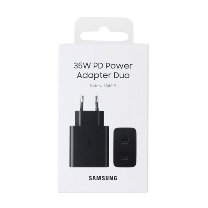 Samsung - Adaptateur Secteur Duo USB Type C & USB A - 35W - BASIC INFORMATIQUE