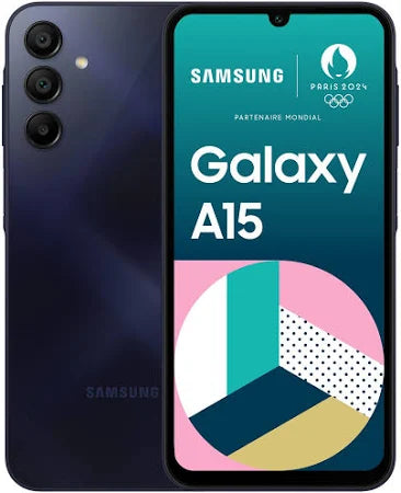 Samsung Galaxy A15 5G Dual SIM 128GB - Blue Black - BASIC INFORMATIQUE